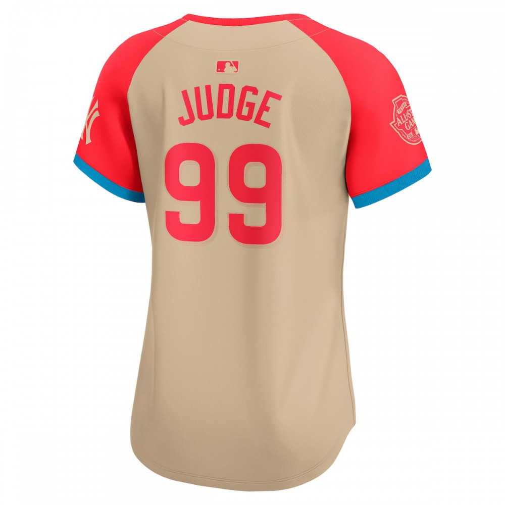 Aaron Judge American League Women's 2024 MLB All-Star Game Limited Player Jersey - Cream-Pro Kit Vault | Brand New 26/27 Sports Jerseys